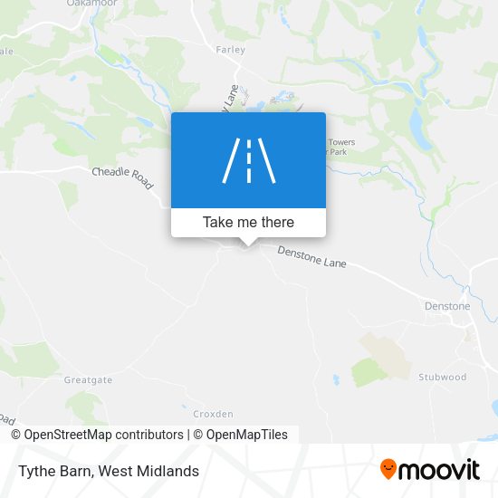 Tythe Barn map
