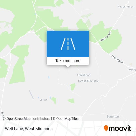 Well Lane map