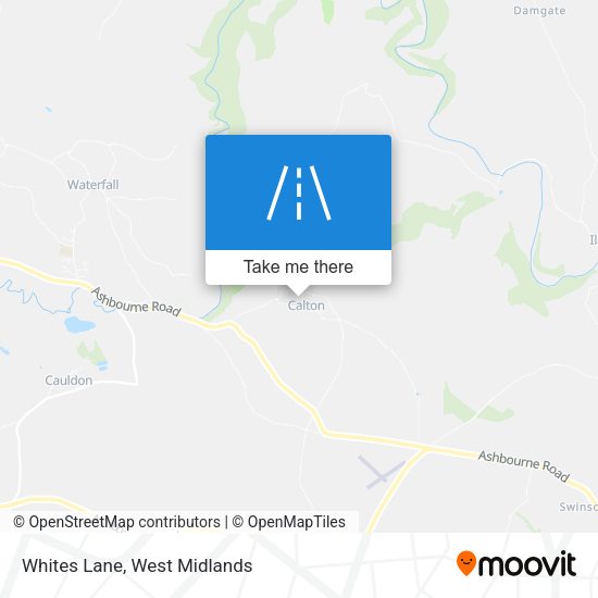Whites Lane map