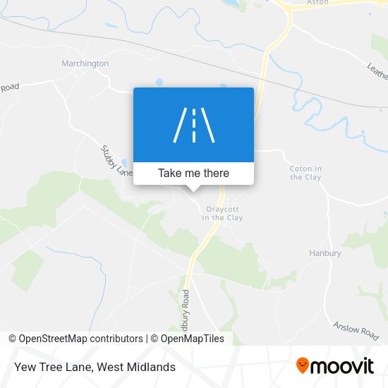 Yew Tree Lane map