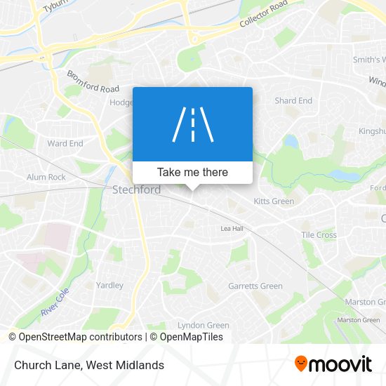 Church Lane map
