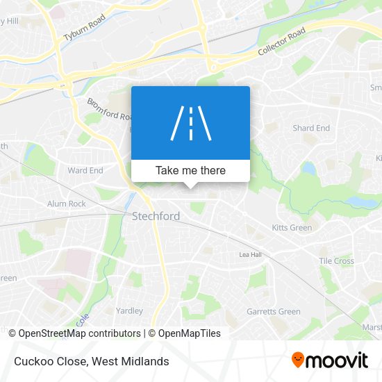 Cuckoo Close map