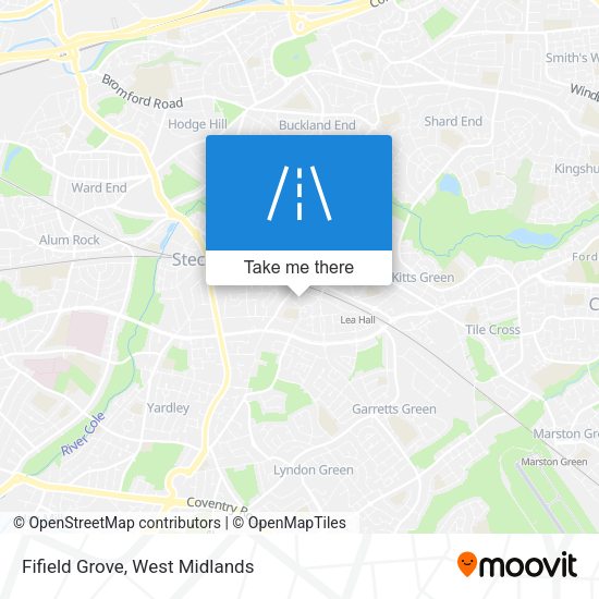 Fifield Grove map