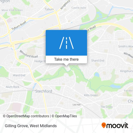 Gilling Grove map