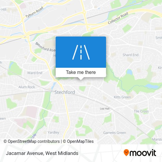 Jacamar Avenue map
