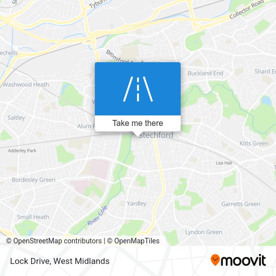 Lock Drive map