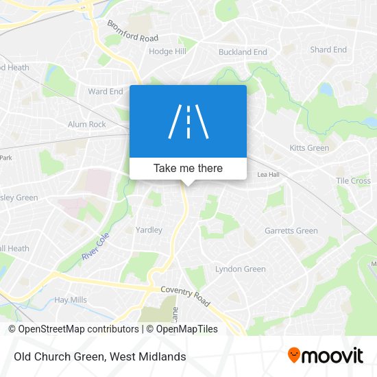 Old Church Green map