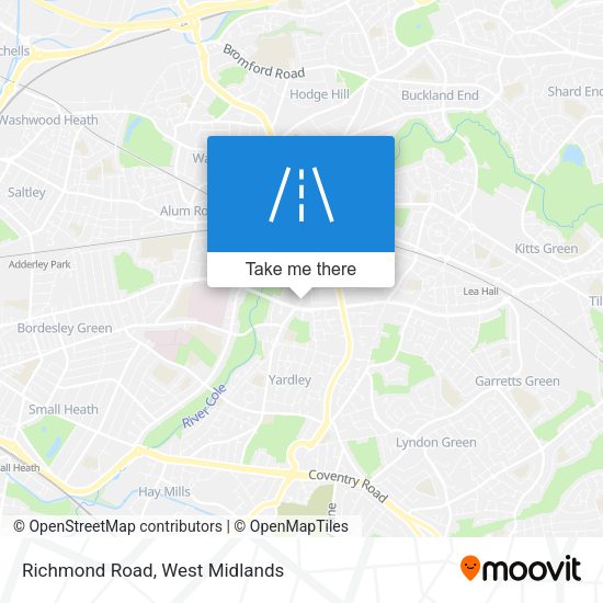 Richmond Road map