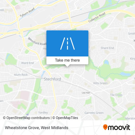 Wheatstone Grove map