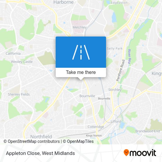 Appleton Close map