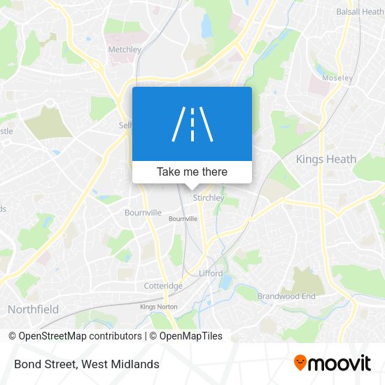 Bond Street map
