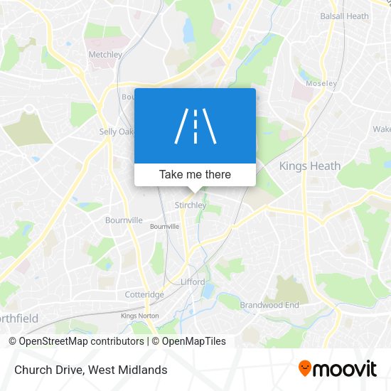 Church Drive map