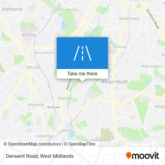 Derwent Road map