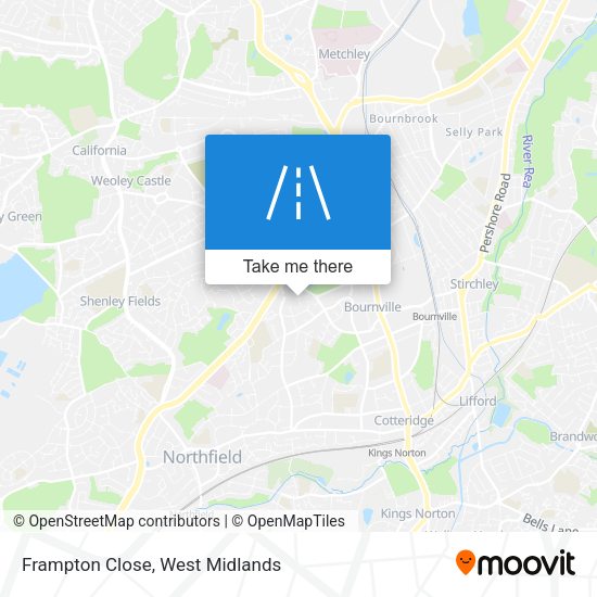 Frampton Close map