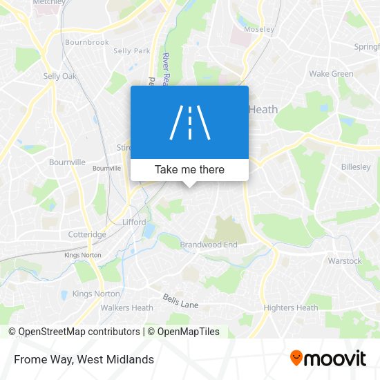 Frome Way map