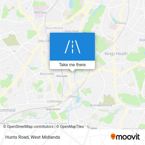 Hunts Road map