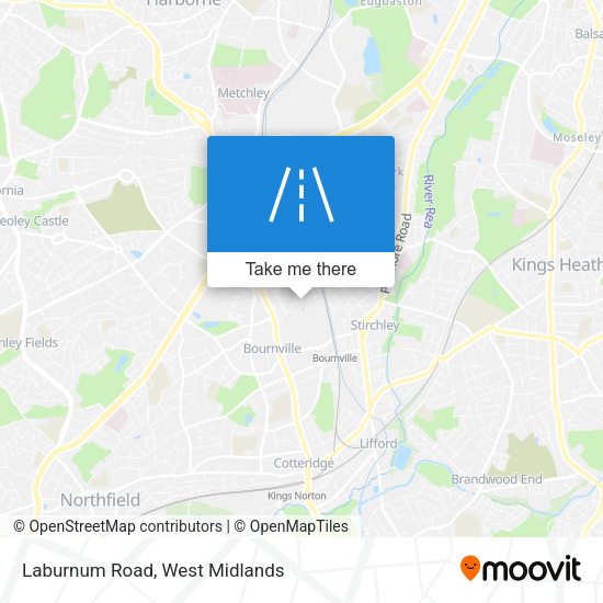 Laburnum Road map