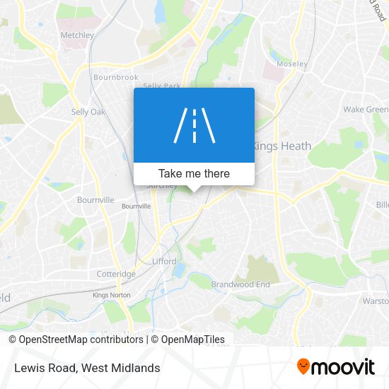 Lewis Road map