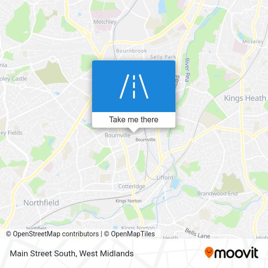 Main Street South map