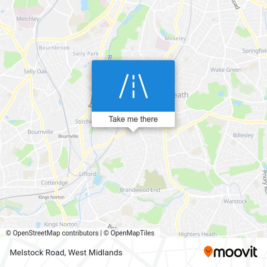 Melstock Road map