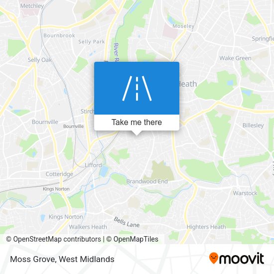 Moss Grove map