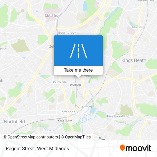 Regent Street map
