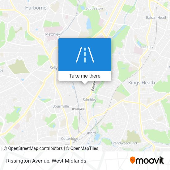 Rissington Avenue map