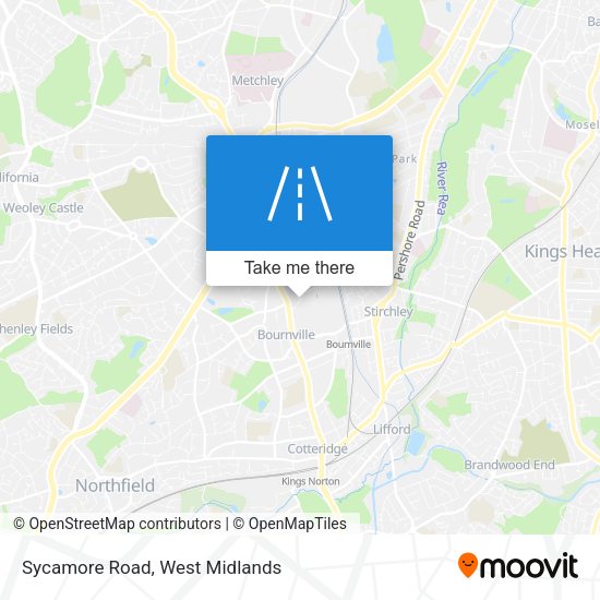 Sycamore Road map
