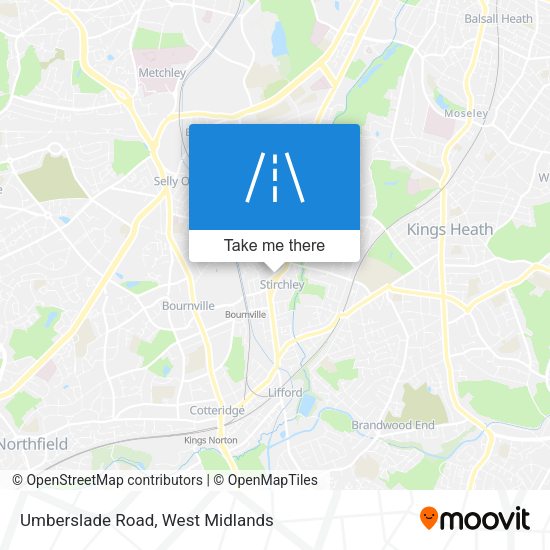 Umberslade Road map