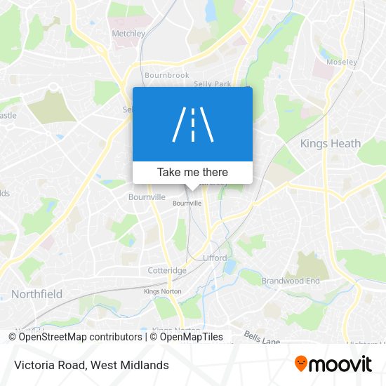 Victoria Road map