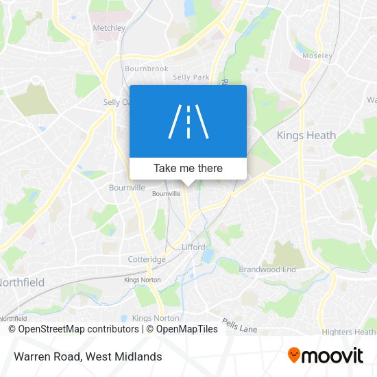 Warren Road map