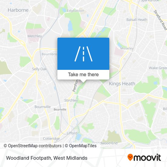 Woodland Footpath map