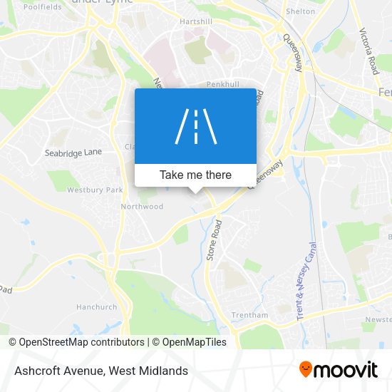 Ashcroft Avenue map