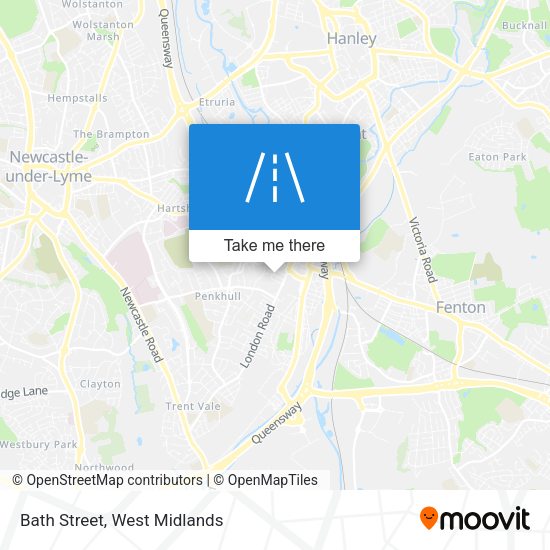 Bath Street map
