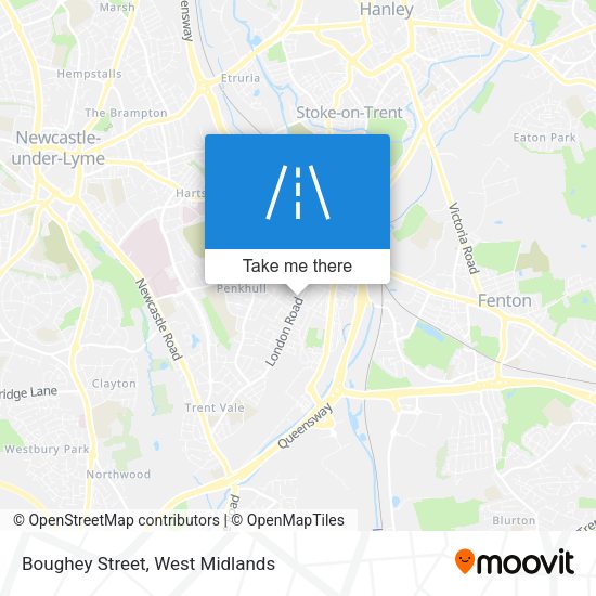 Boughey Street map