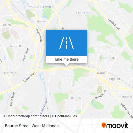 Bourne Street map