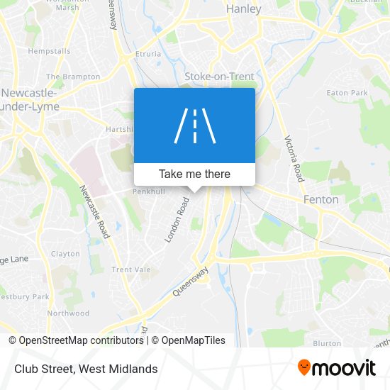Club Street map
