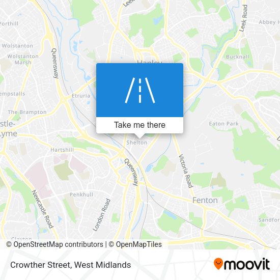Crowther Street map