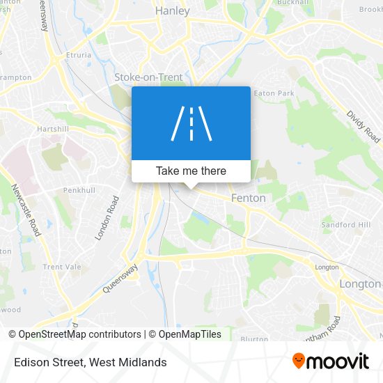 Edison Street map