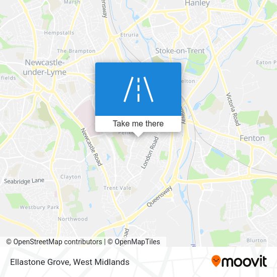 Ellastone Grove map