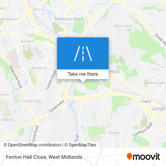 Fenton Hall Close map