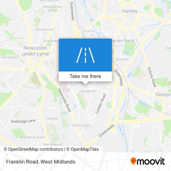 Franklin Road map