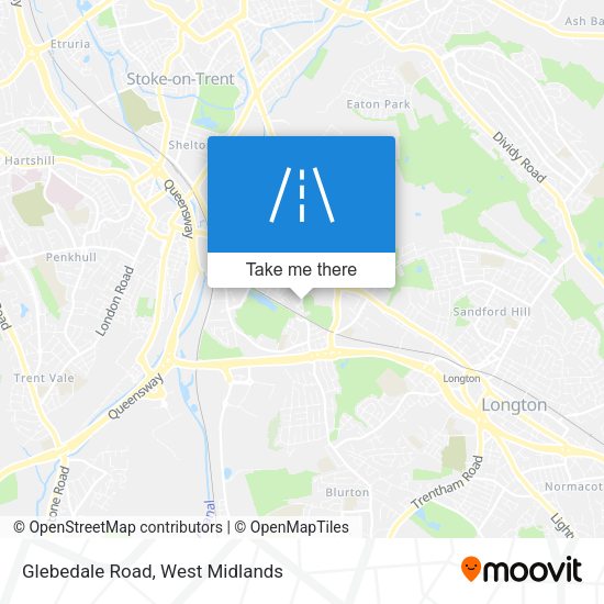 Glebedale Road map