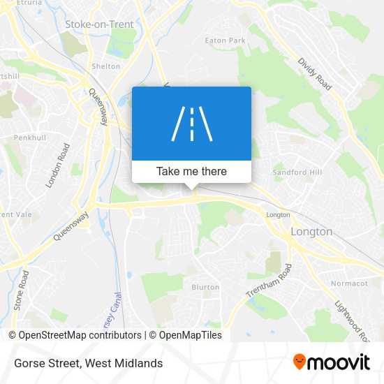 Gorse Street map