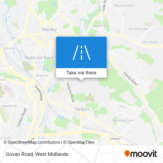 Govan Road map