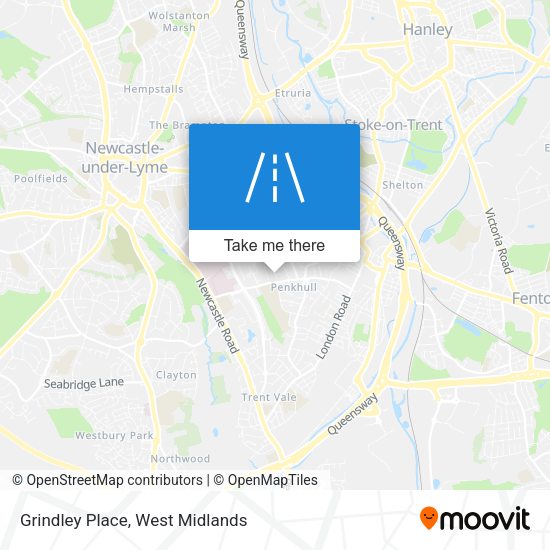 Grindley Place map