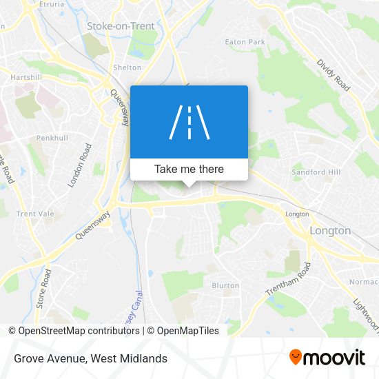 Grove Avenue map