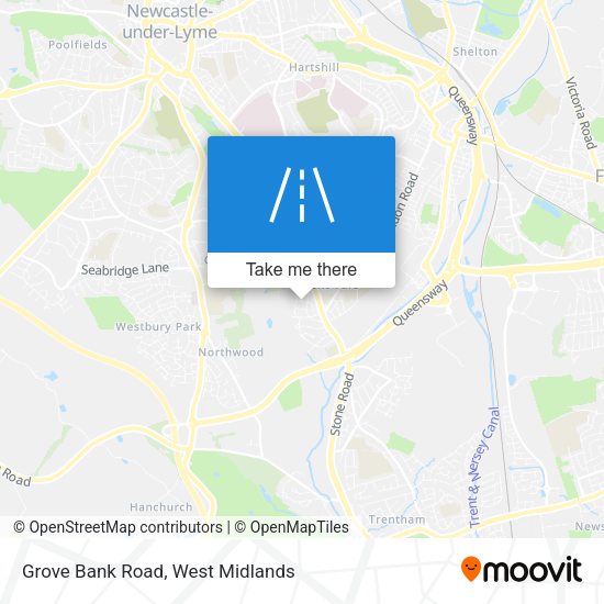 Grove Bank Road map