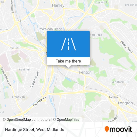 Hardinge Street map