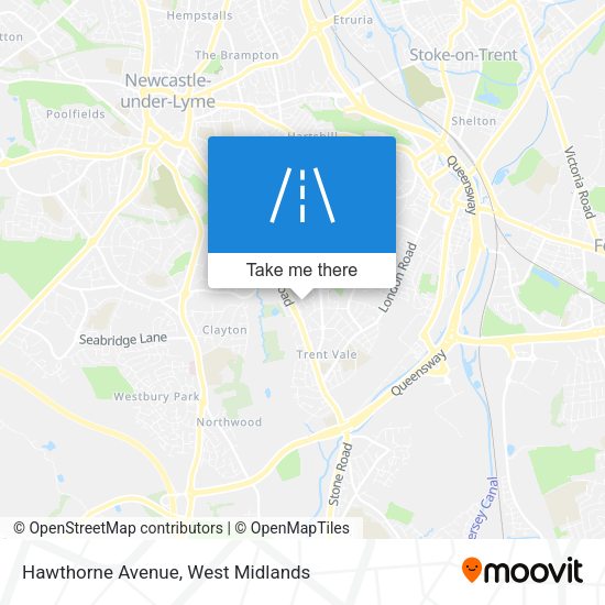Hawthorne Avenue map